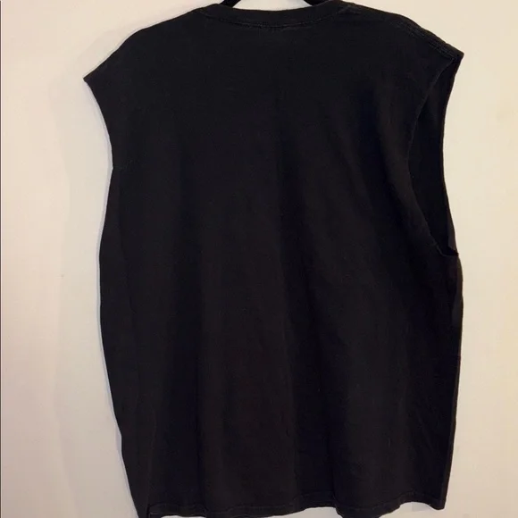 Rare Mickey Avalon Black Cotton Muscle Concert Tee Shirt Merch Retro Y2K Lg/XL - Picture 10 of 10